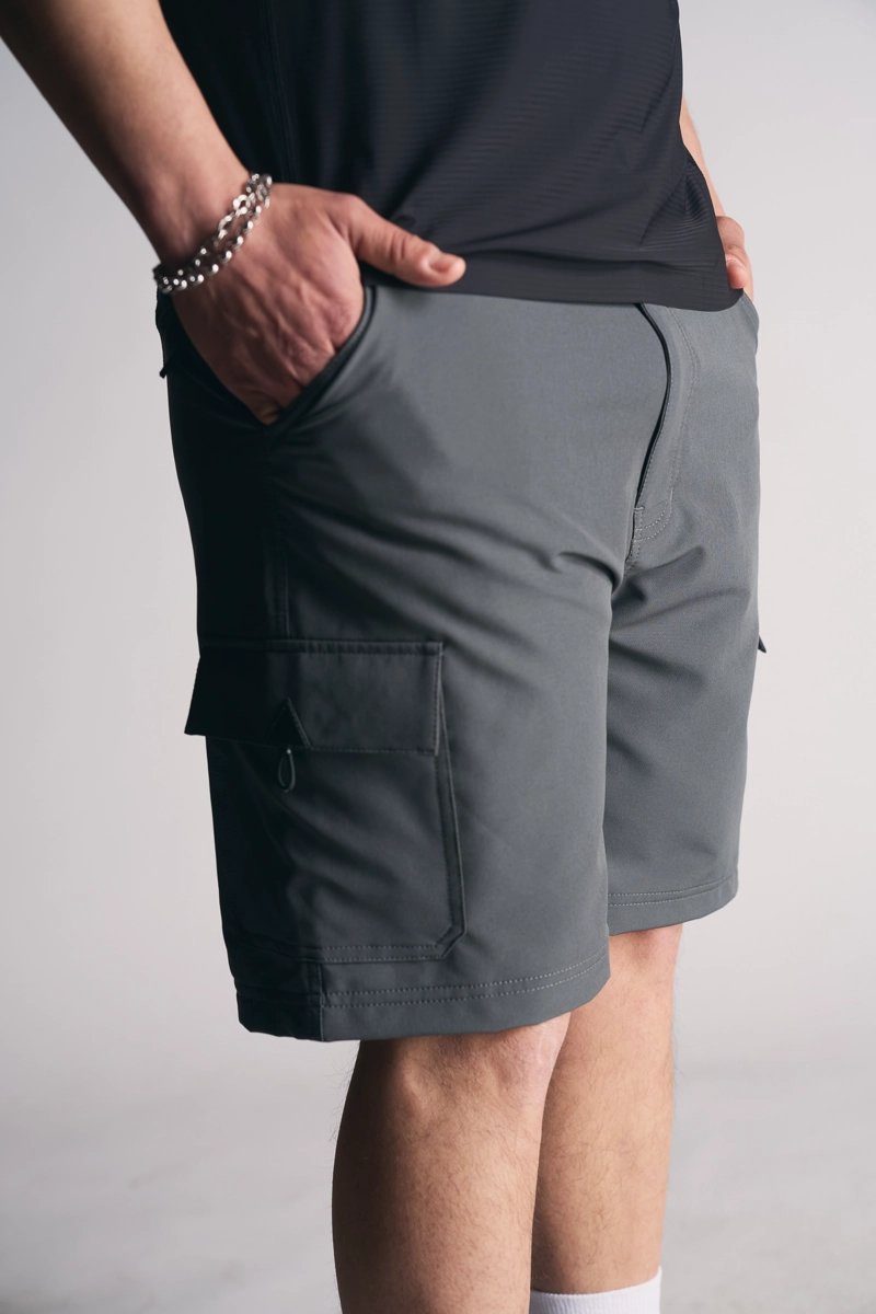 BERMUDA SUPER ELASTIC CARGO OUTDOOR GRIS - 3