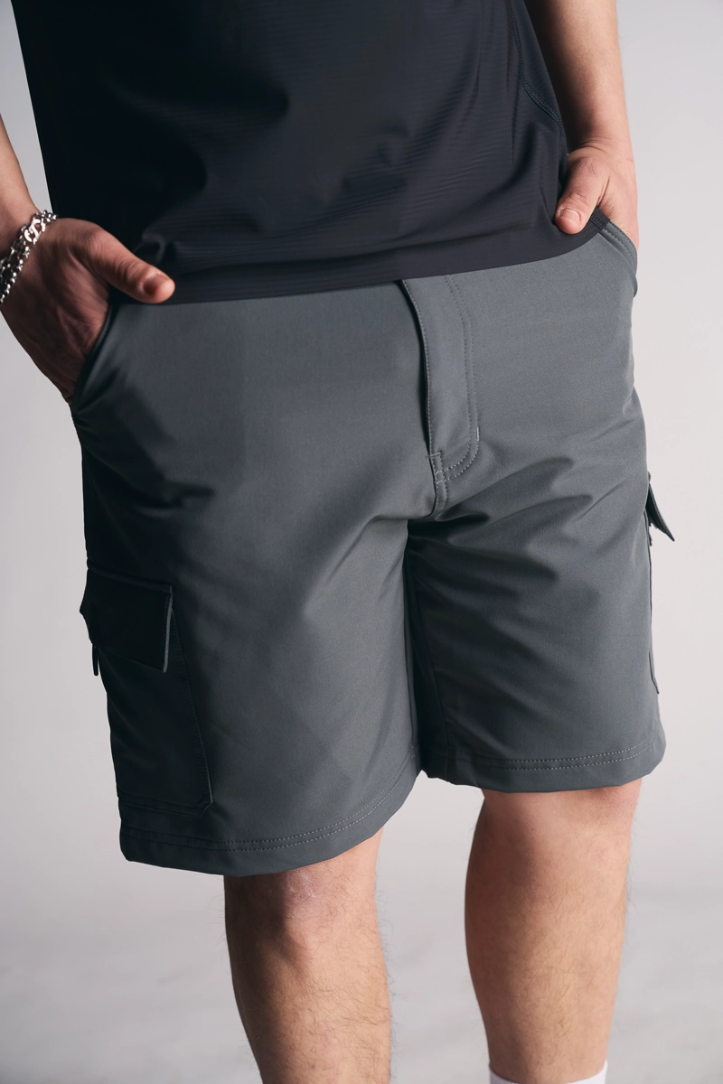 BERMUDA SUPER ELASTIC CARGO OUTDOOR GRIS - 4