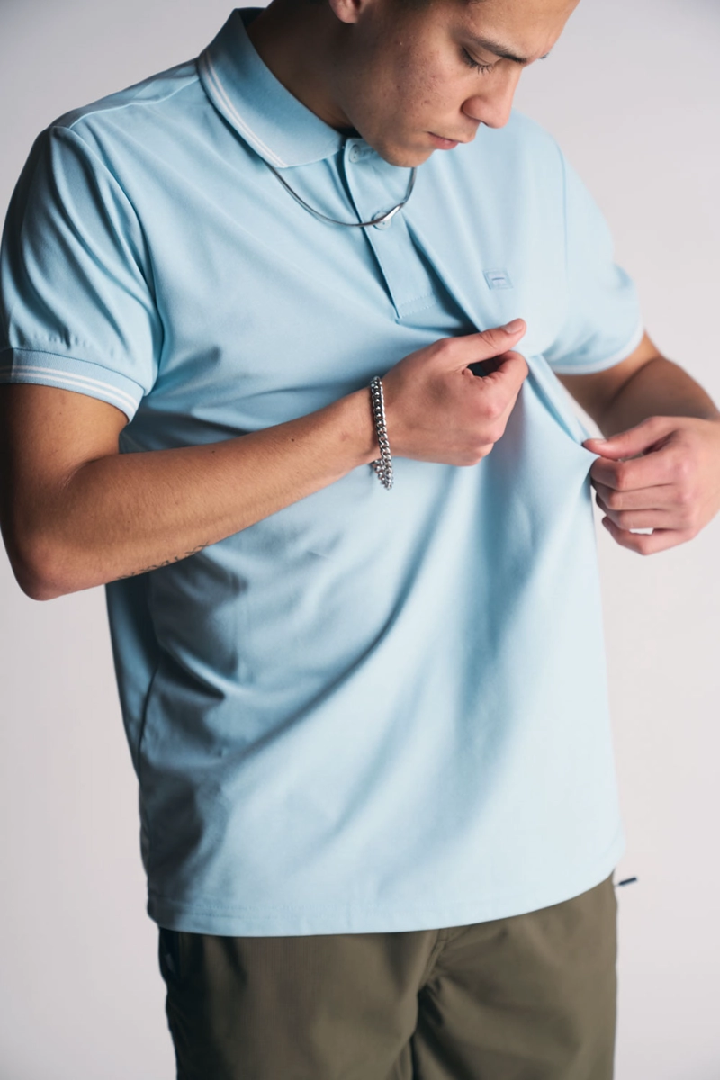 POLERA POLO P REGATTA CELESTE - 6