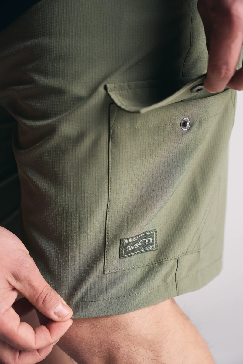 TRAJE DE BAÑO ELASTIC CARGO TIDE VERDE - 4