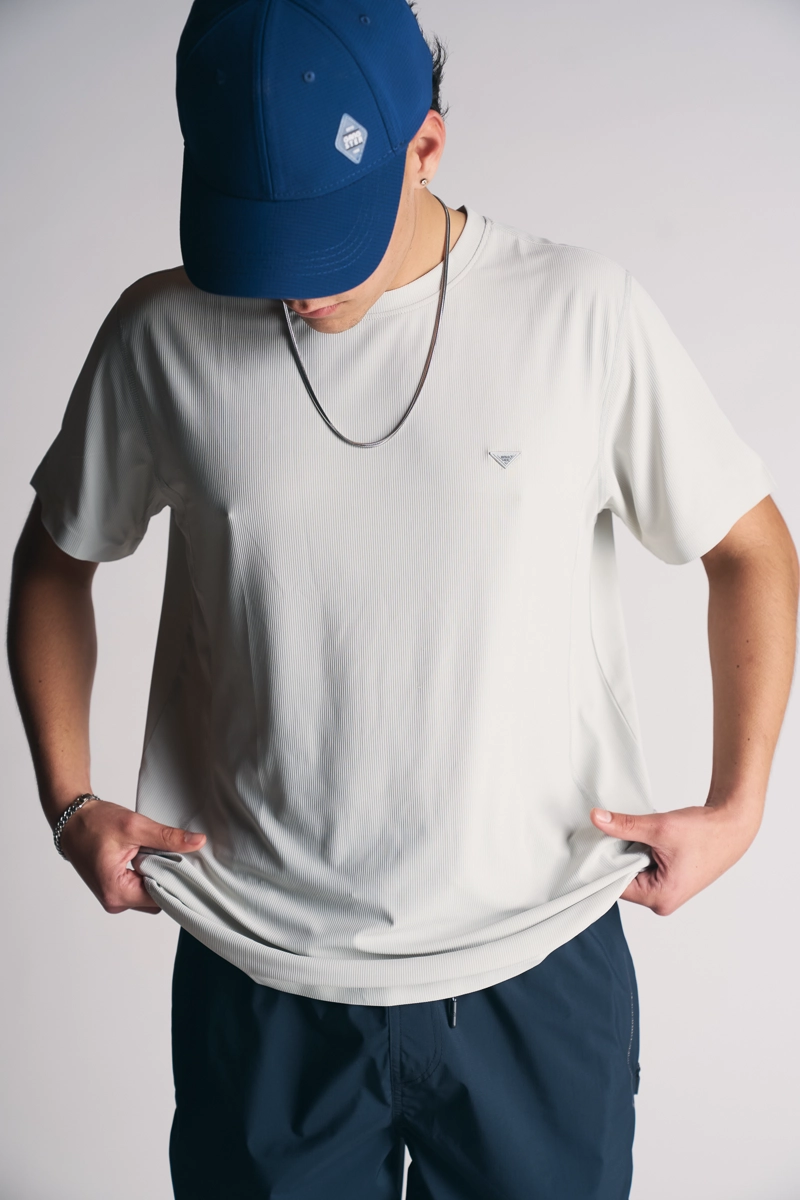 POLERA MC FLEX AZUL - 3