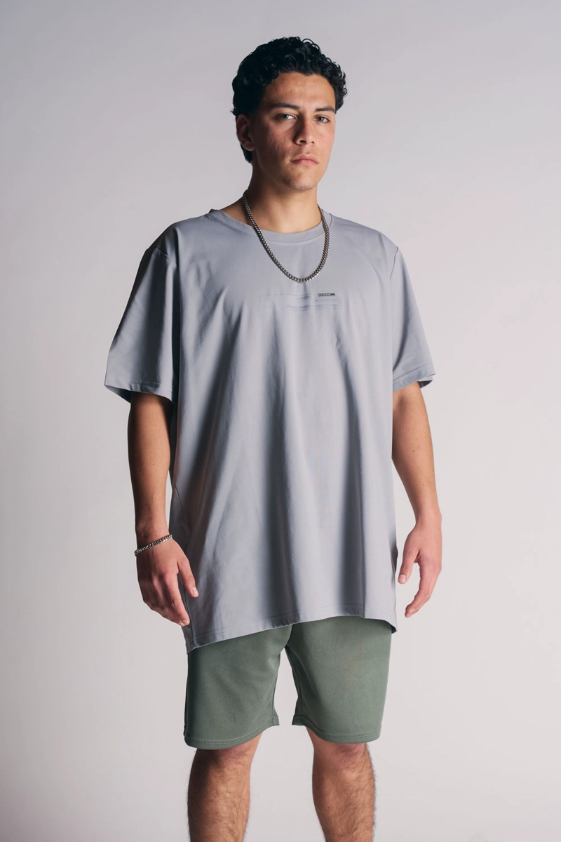 PLUS POLERA MC P ACID GRIS - 1