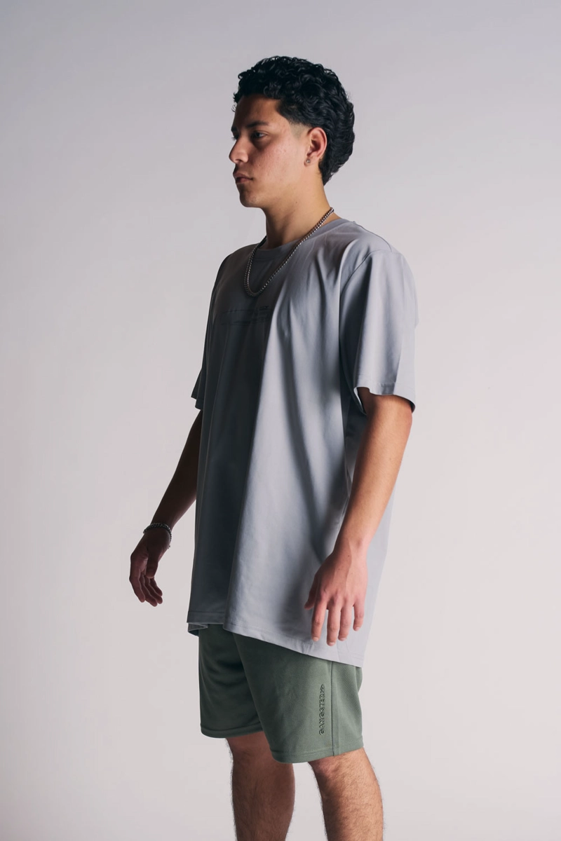 PLUS POLERA MC P ACID GRIS - 4