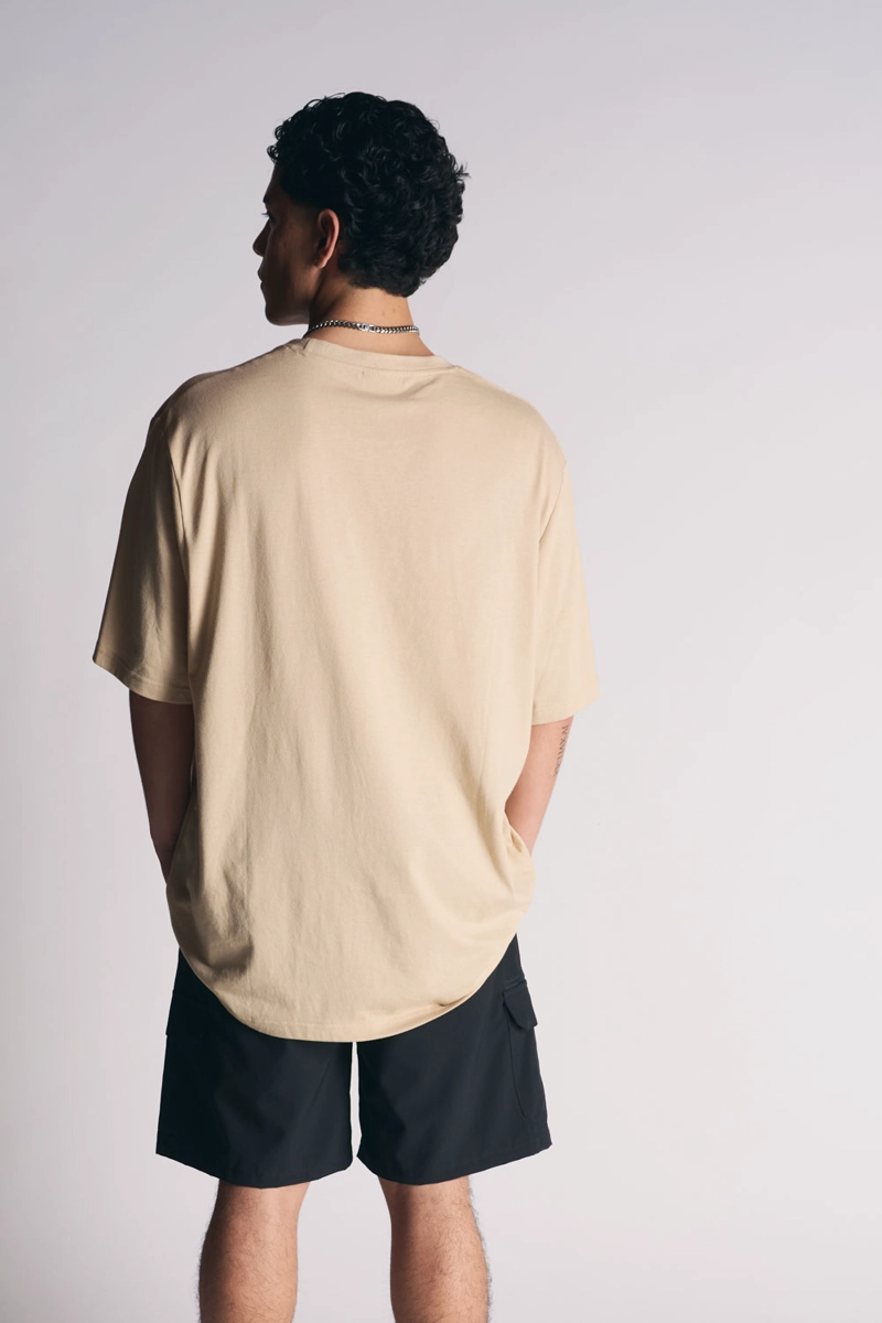 PLUS POLERA MC PRINT BEIGE - 2