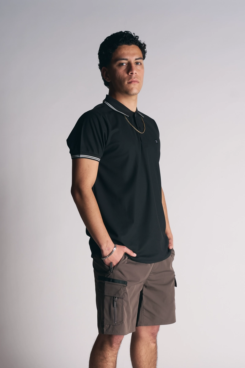 POLERA POLO P REGATTA NEGRO - 1