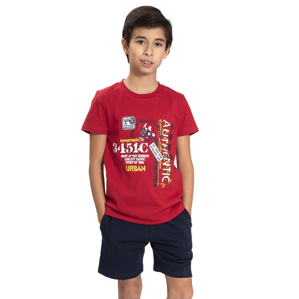 PIJAMA NIÑO MON AMOUR 32651P ALGODÓN - 1