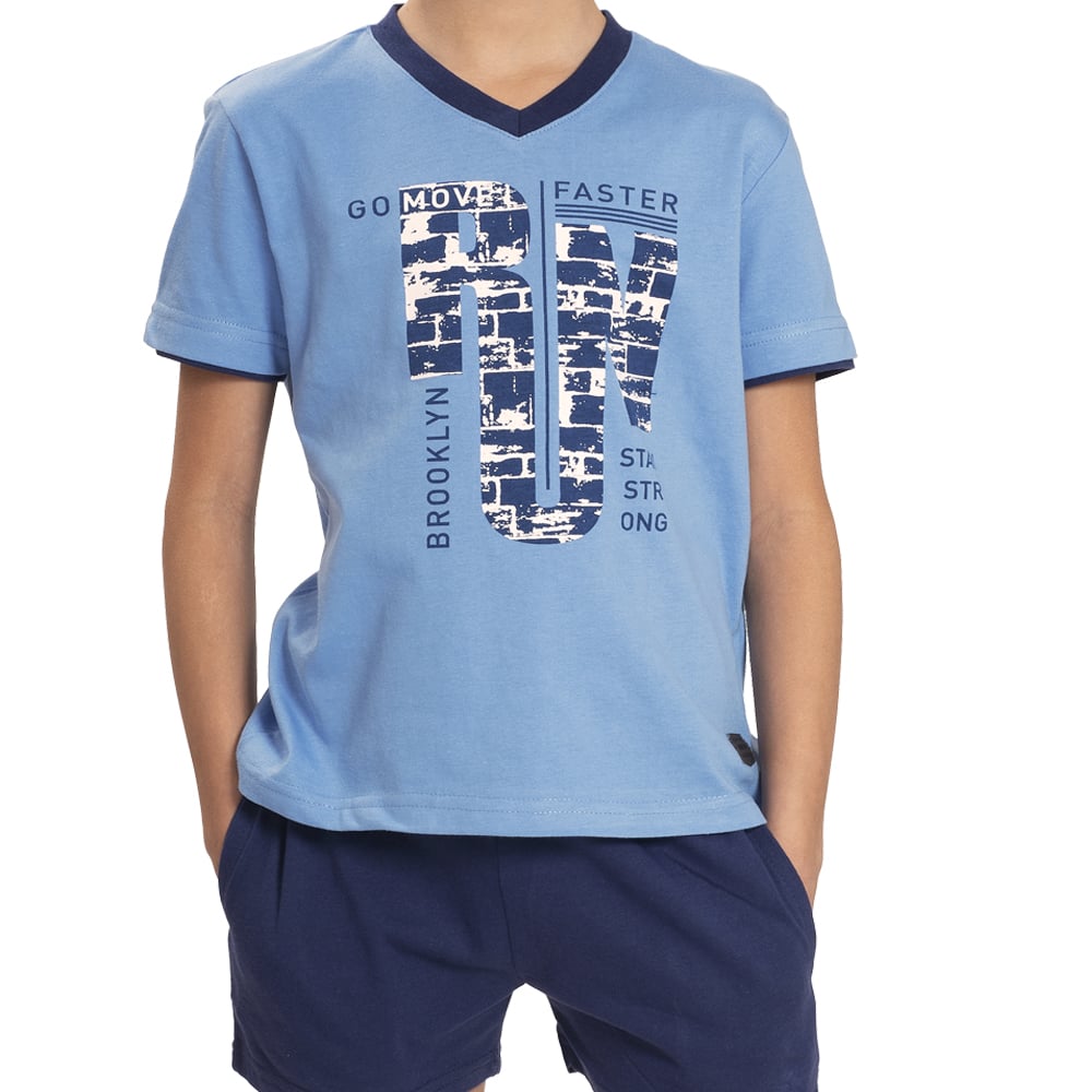 PIJAMA NIÑO MON AMOUR 22633 ALGODÓN - 3