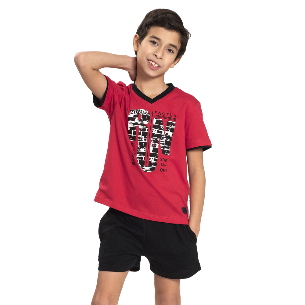 PIJAMA NIÑO MON AMOUR 22633 ALGODÓN - 1