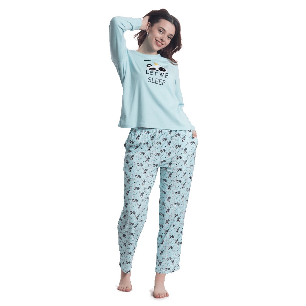 PIJAMA ALGODÓN CON ESTAMPADO 251528 - 1