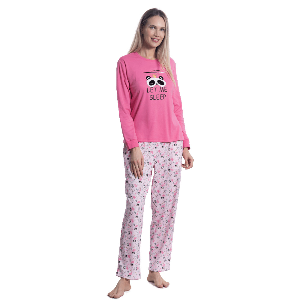 PIJAMA ALGODÓN CON ESTAMPADO 251528 - 1