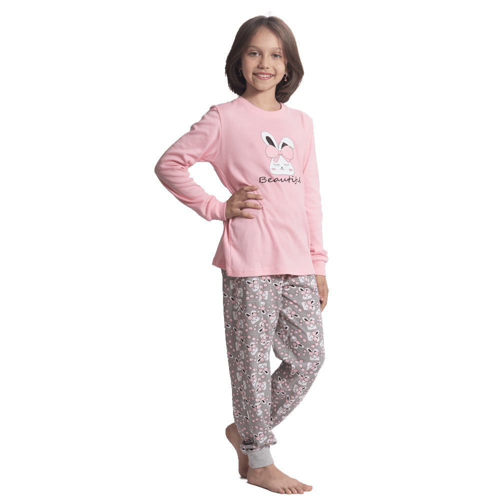 PIJAMA ALGODÓN CONEJITOS 251632 - 1