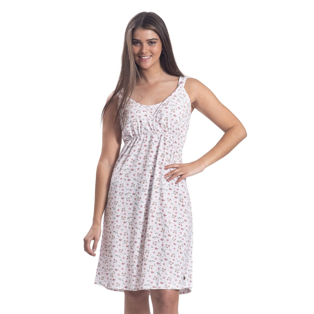 CAMISOLA MATERNAL ESTAMPADA CON PABILO ANCHO 252291 - 1