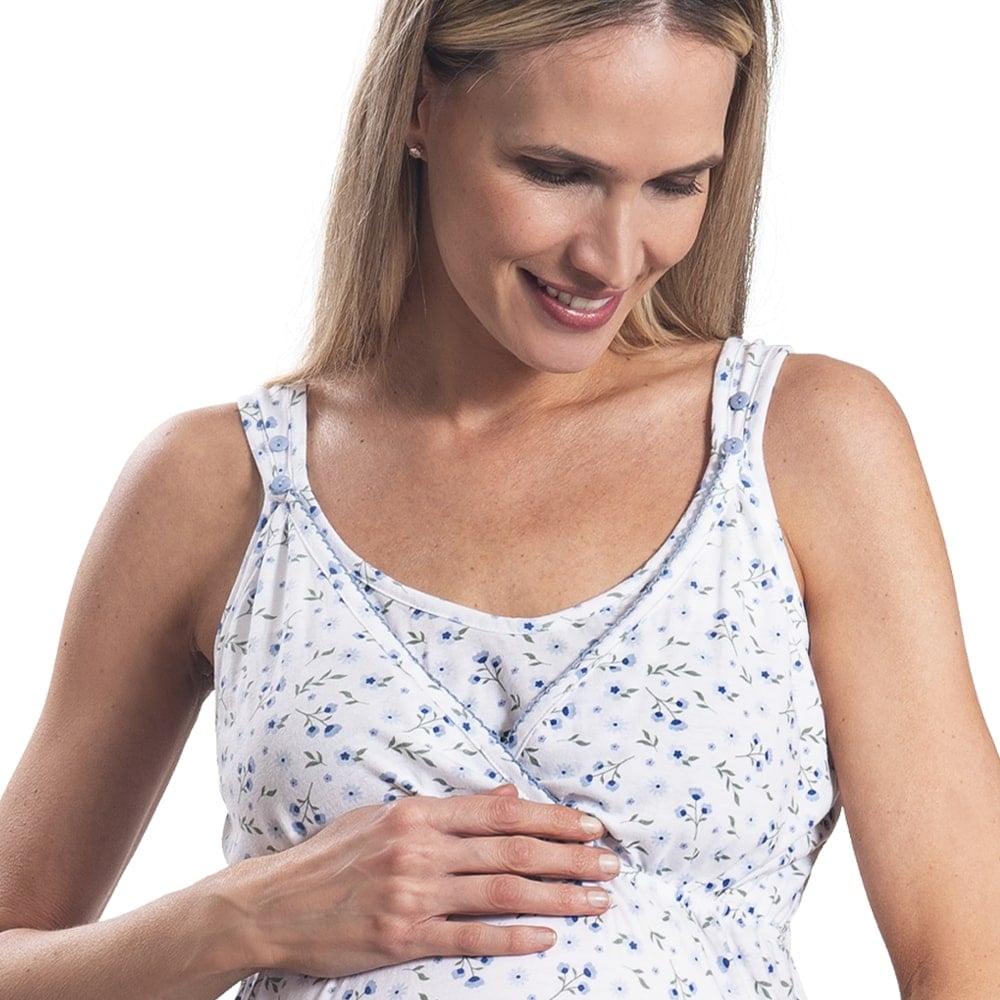 CAMISOLA MATERNAL ESTAMPADA CON PABILO ANCHO 252291 - 2