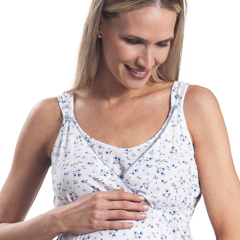 CAMISOLA MATERNAL ESTAMPADA CON PABILO ANCHO 252291 - 2