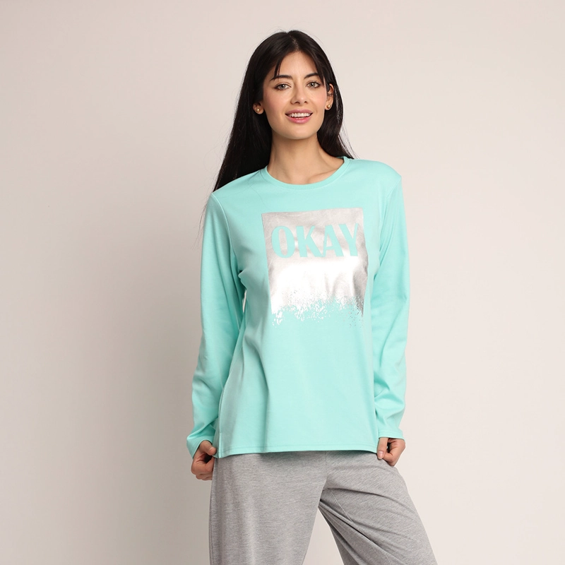 PIJAMA ALGODON CON FOLIA PLATEADA 261502 - 3