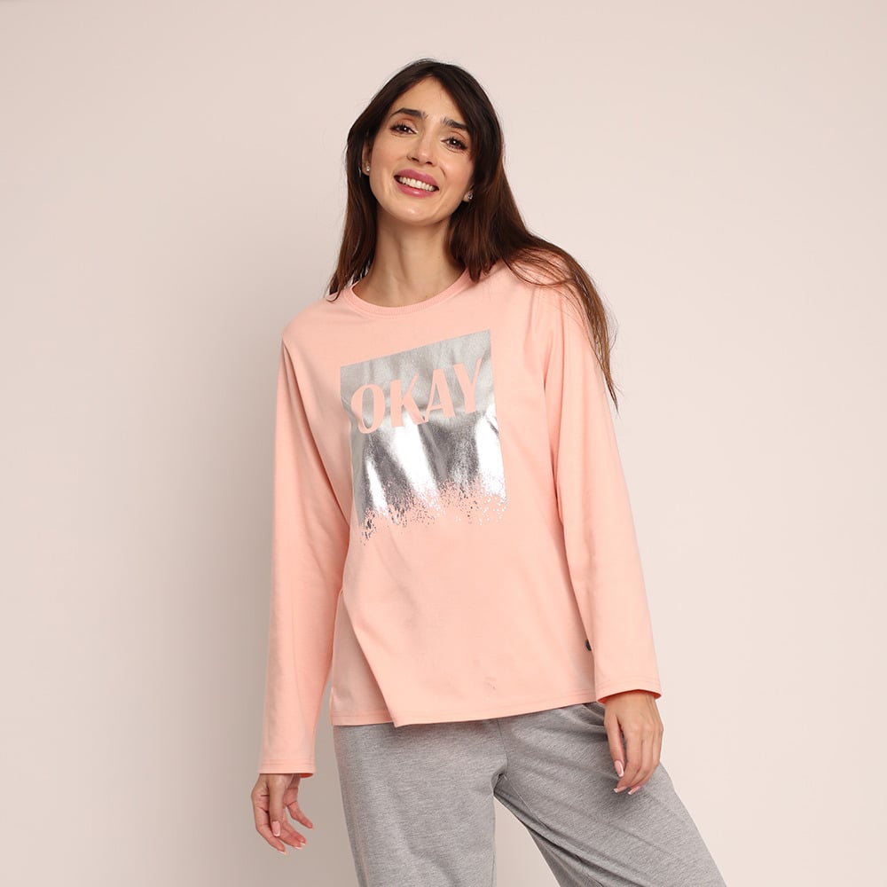 PIJAMA ALGODON CON FOLIA PLATEADA 261502 - 3