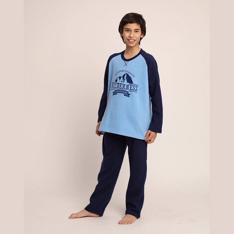 PIJAMA MICROPOLAR CON BORDADO 'WILDERNESS' 261676P - 2
