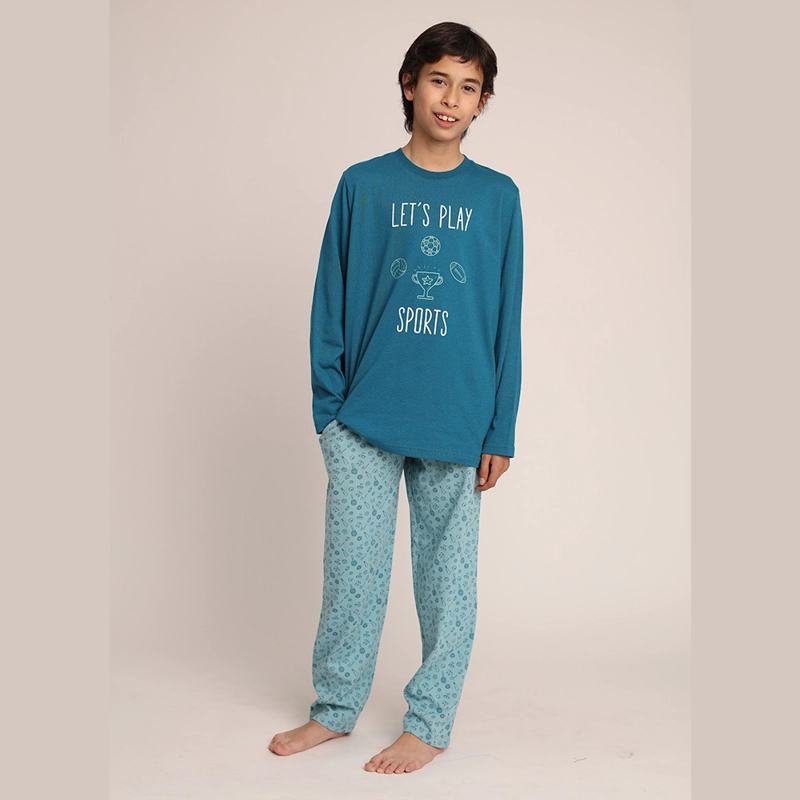 PIJAMA ALGODON CON ESTAMPADO 'LET´S PLAY SPORTS' 261671P - 3