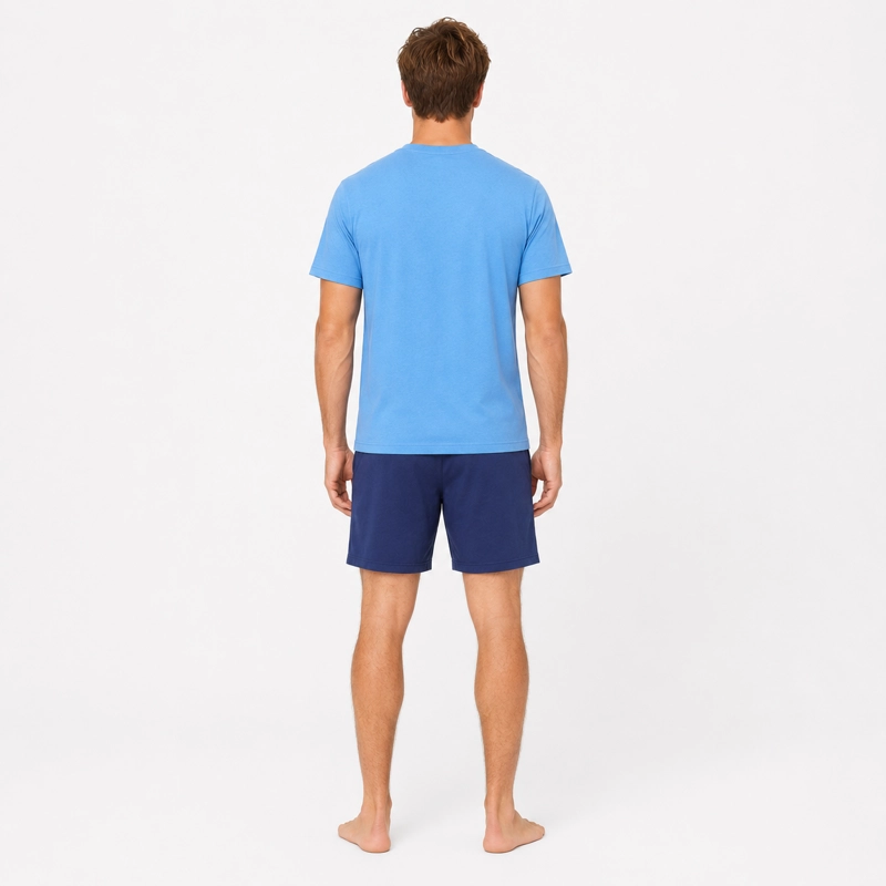 PIJAMA ALGODON POLERA CON ESTAMPADO Y SHORT 2622081 - 3