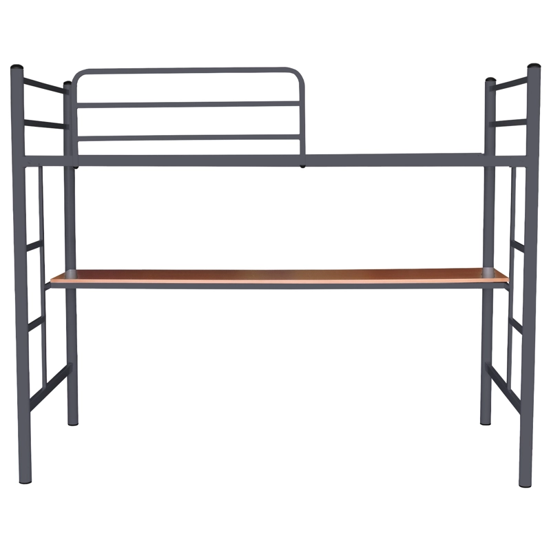 CAMA FUTONES Y MUEBLES ALTA ESCRITORIO 1.5 PLAZAS ACERO GRAFITO - 1
