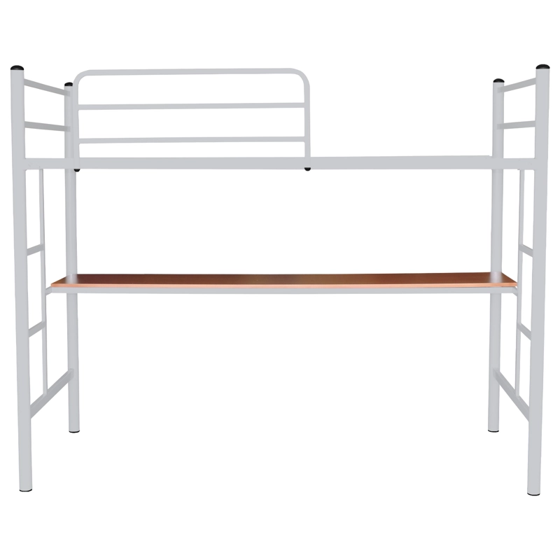 CAMA FUTONES Y MUEBLES ALTA PLATA ESCRITORIO 1.5 PLAZAS ACERO PLATEADO - 1