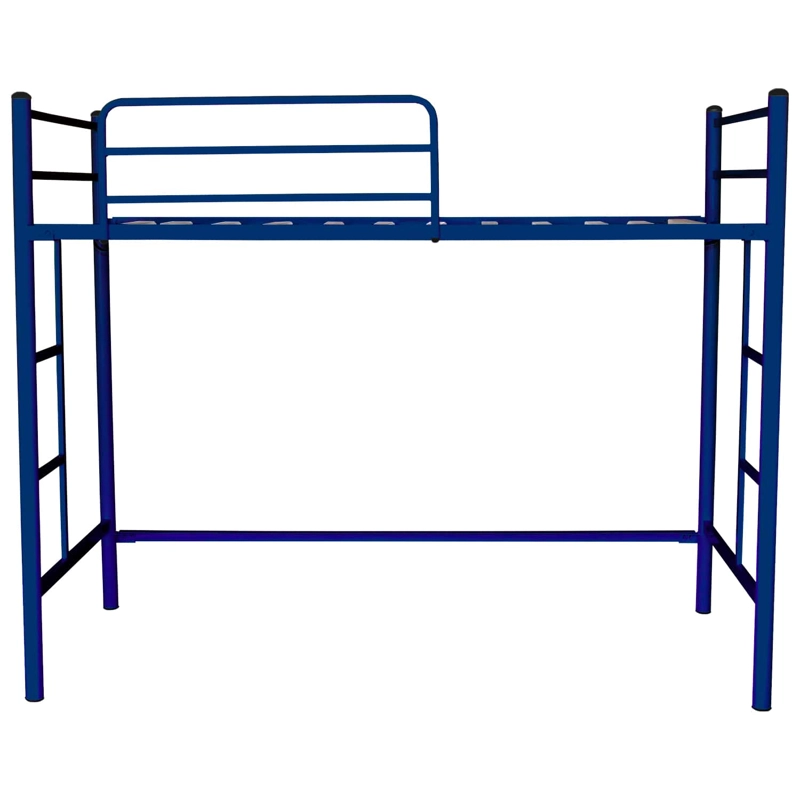 CAMA FUTONES Y MUEBLES ALTA 1.5 PLAZAS ACERO AZUL - 1