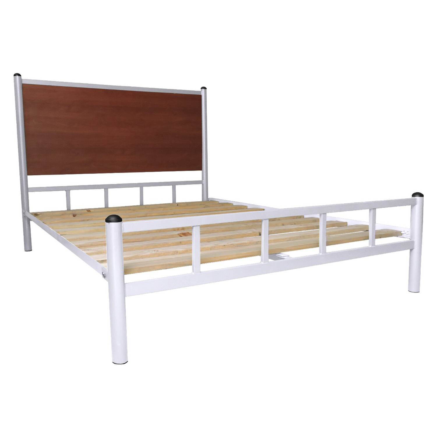 CAMA METÁLICA 2 PLAZAS BLANCO - 1