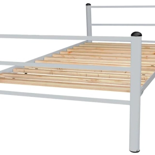 CAMA FUTONES Y MUEBLES ECONÓMICA 1 PLAZA PLATEADO - 1