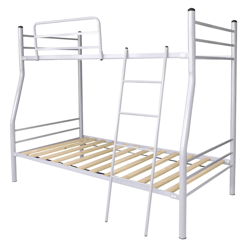 CAMAROTE FUTONES Y MUEBLES 1 PLAZA 1.5 PLAZAS ACERO BLANCO - 1