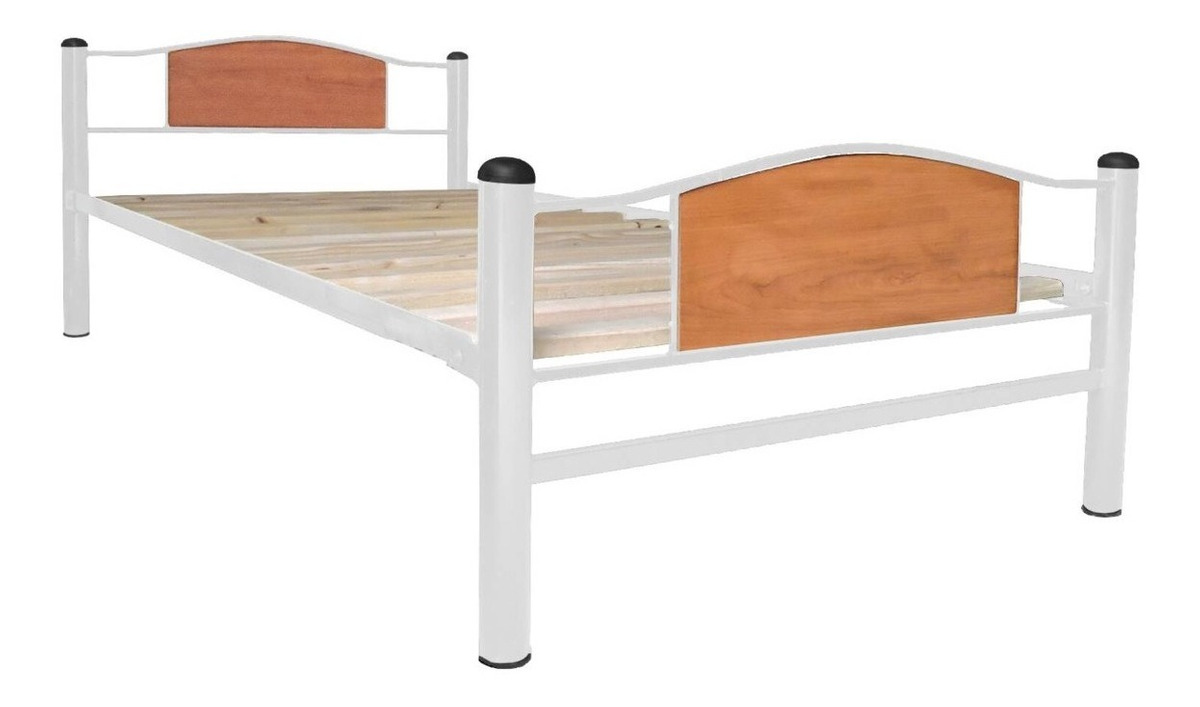 CAMA CHILD METÁLICA 1.5 PLAZA BLANCO - 1