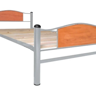 CAMA FUTONES Y MUEBLES CHILD METÁLICA 1 PLAZA PLATA PLATEADO - 1