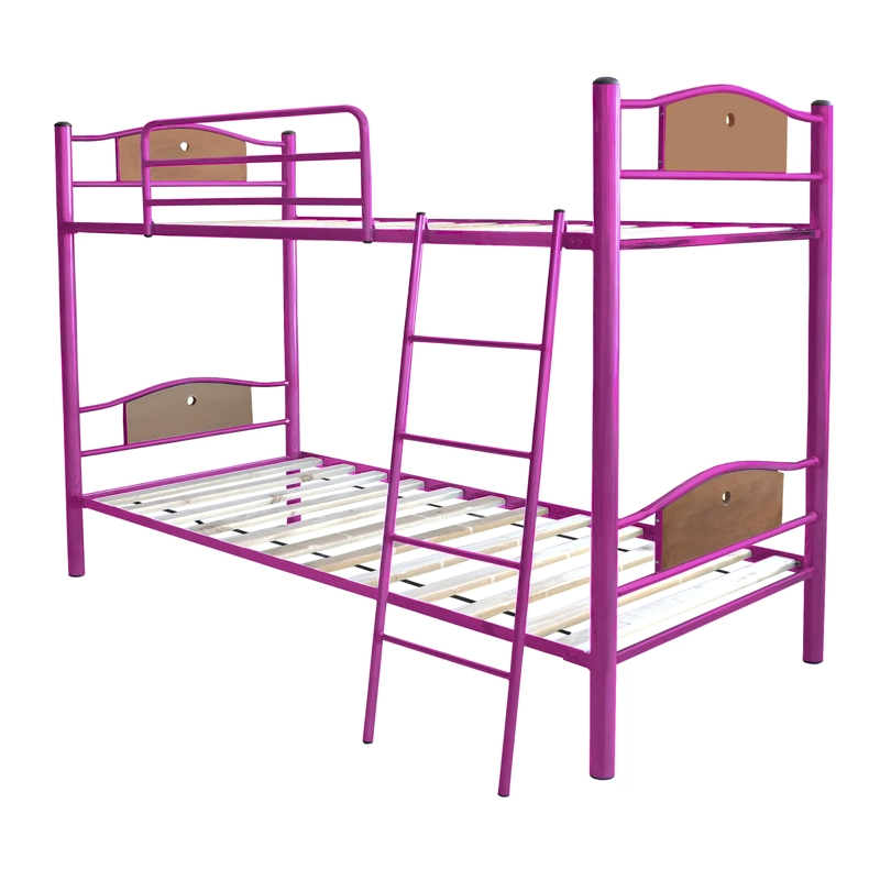 CAMAROTE FUTONES Y MUEBLES CHILD 1 PLAZA ACERO ROSADO - 1