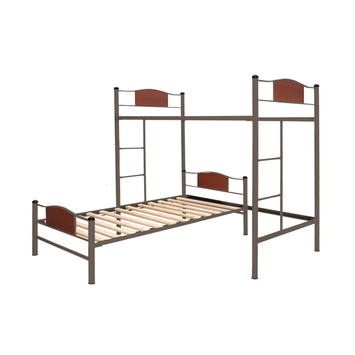 CAMA FUTONES Y MUEBLES ALTA ACERO CAMEL + BAJA CHILD 1.5 PLAZA CASTAÑO - 2