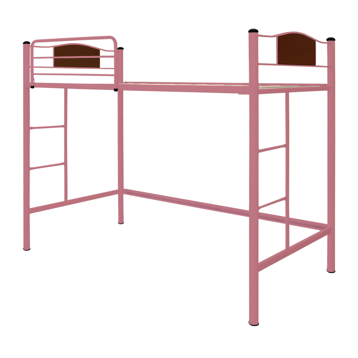 CAMA FUTONES Y MUEBLES ALTA CHILD 1.5 PLAZAS ACERO ROSADO - 2