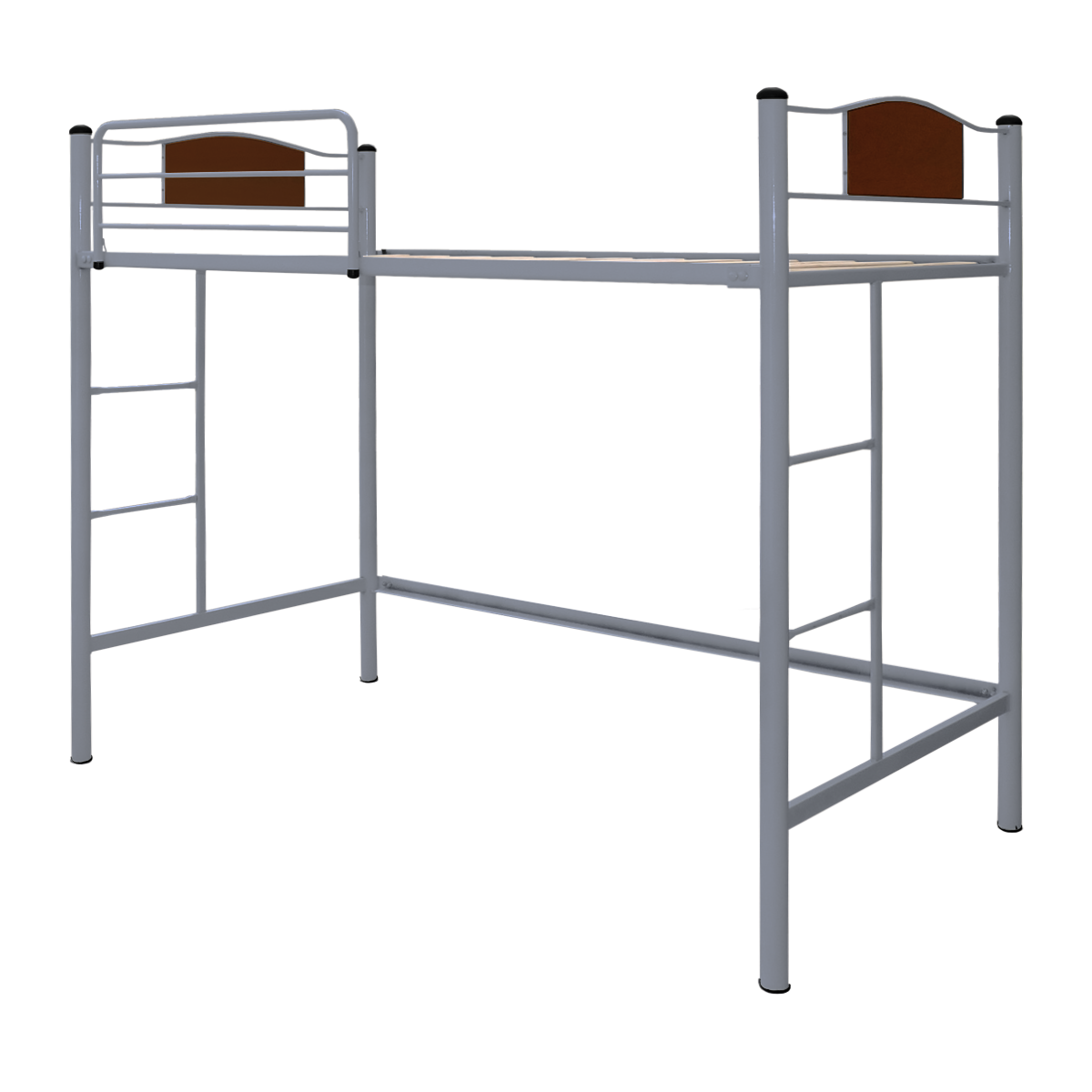 CAMA FUTONES Y MUEBLES ALTA CHILD CENIZA 1.5 PLAZAS ACERO GRIS PARDO - 2