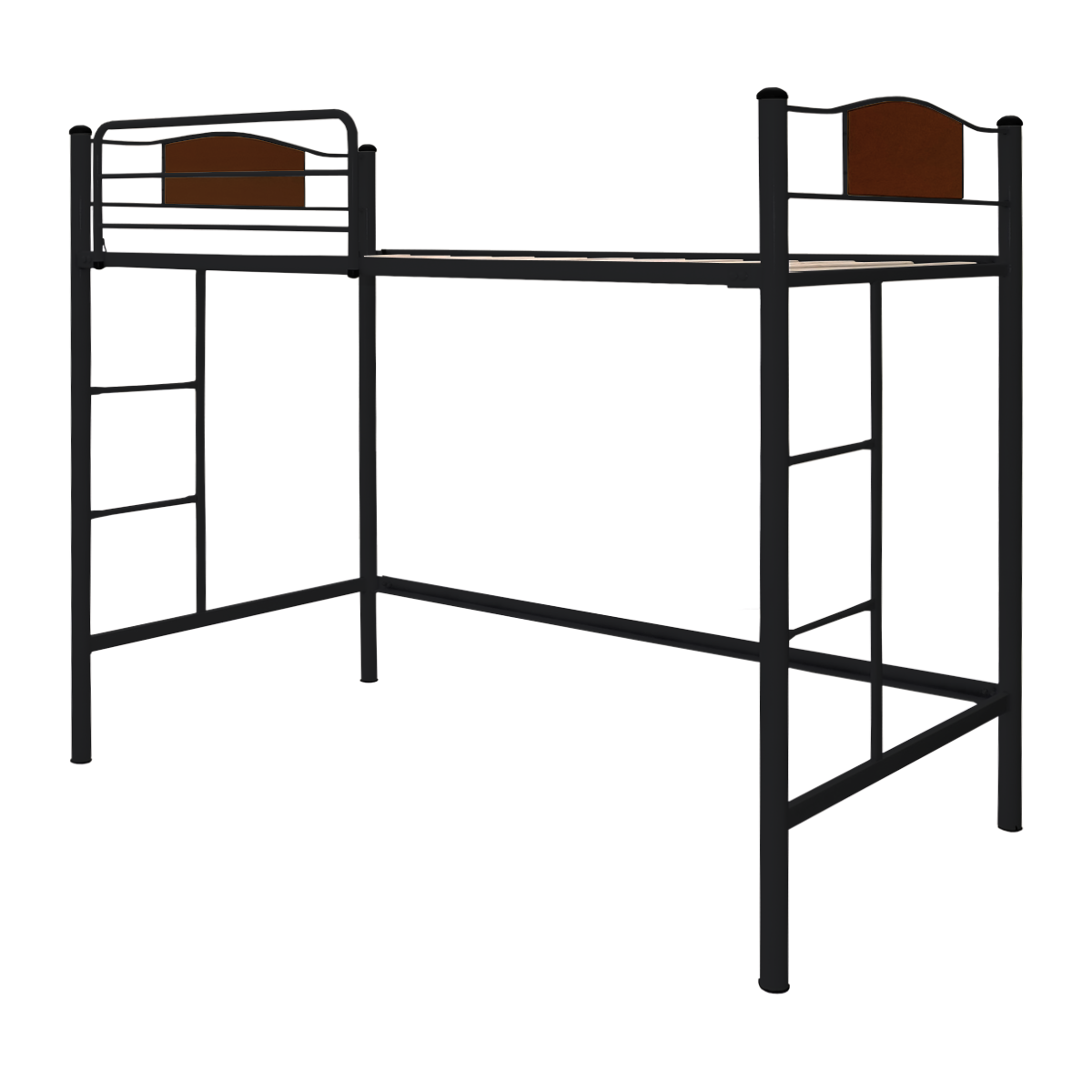 CAMA FUTONES Y MUEBLES ALTA CHILD 1.5 PLAZAS ACERO NEGRO - 2