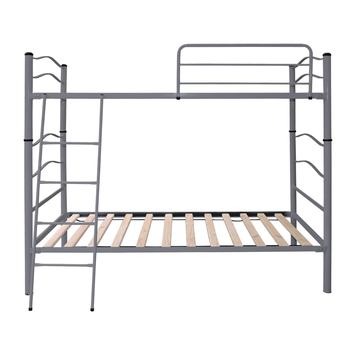 CAMAROTE FUTONES Y MUEBLES NEW DESMONTABLE CENIZA 1.5 PLAZAS ACERO GRIS PARDO - 1