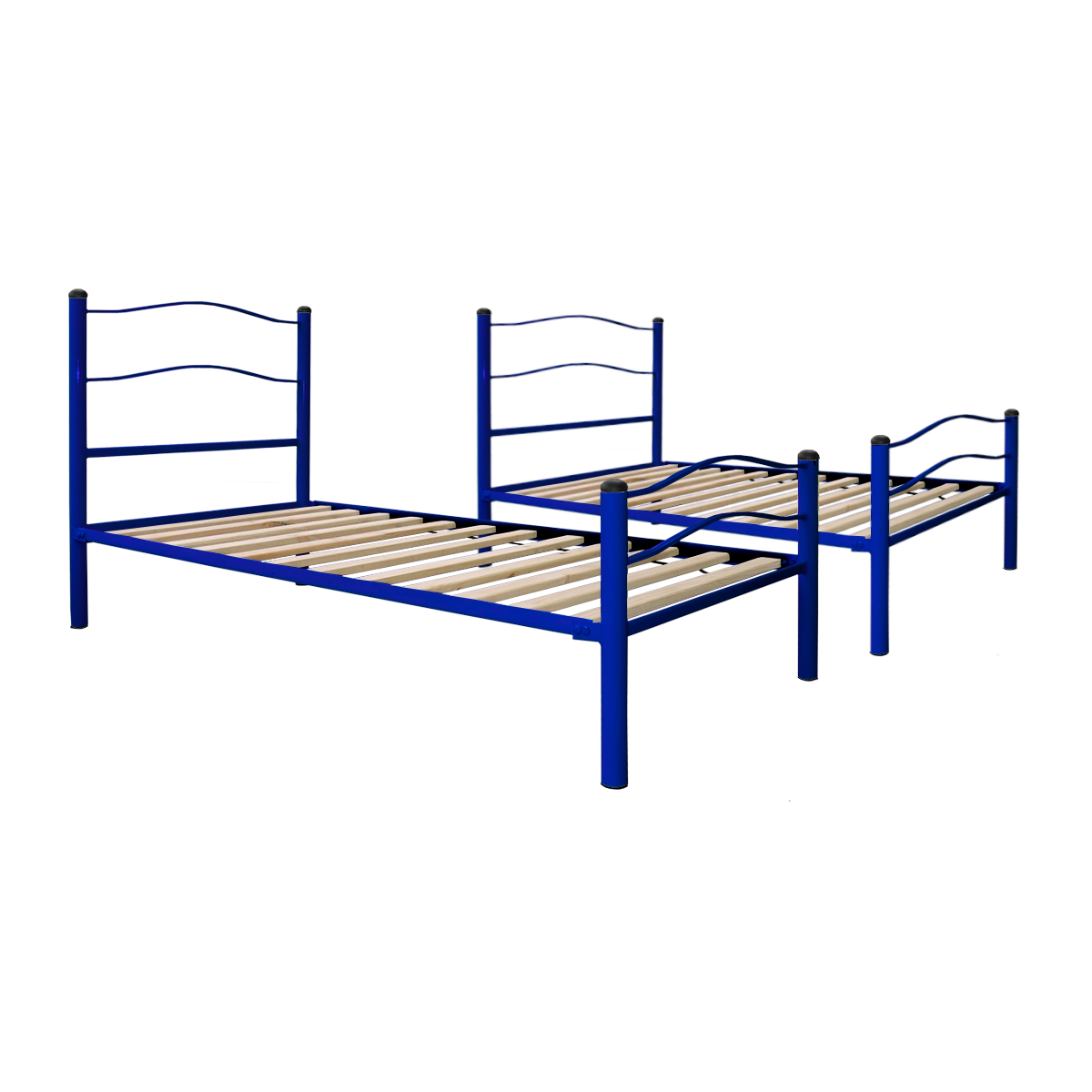 CAMAROTE FUTONES Y MUEBLES NEW DESMONTABLE 1 PLAZA ACERO AZUL - 2
