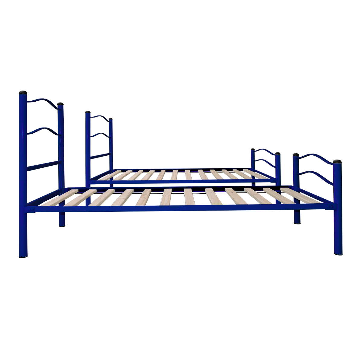CAMAROTE FUTONES Y MUEBLES NEW DESMONTABLE 1 PLAZA ACERO AZUL - 4