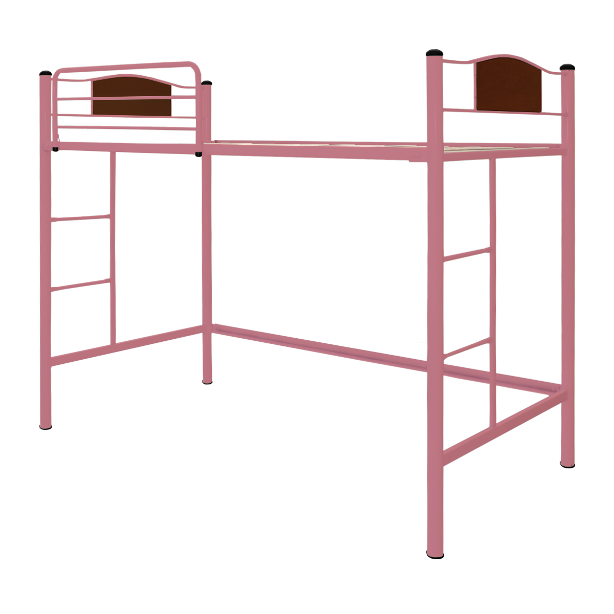 CAMA FUTONES Y MUEBLES ALTA CHILD 1 PLAZA ACERO ROSADO - 1