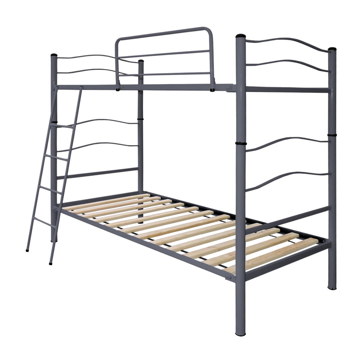 CAMAROTE FUTONES Y MUEBLES NEW DESMONTABLE 1.5 PLAZAS ACERO GRAFITO - 3