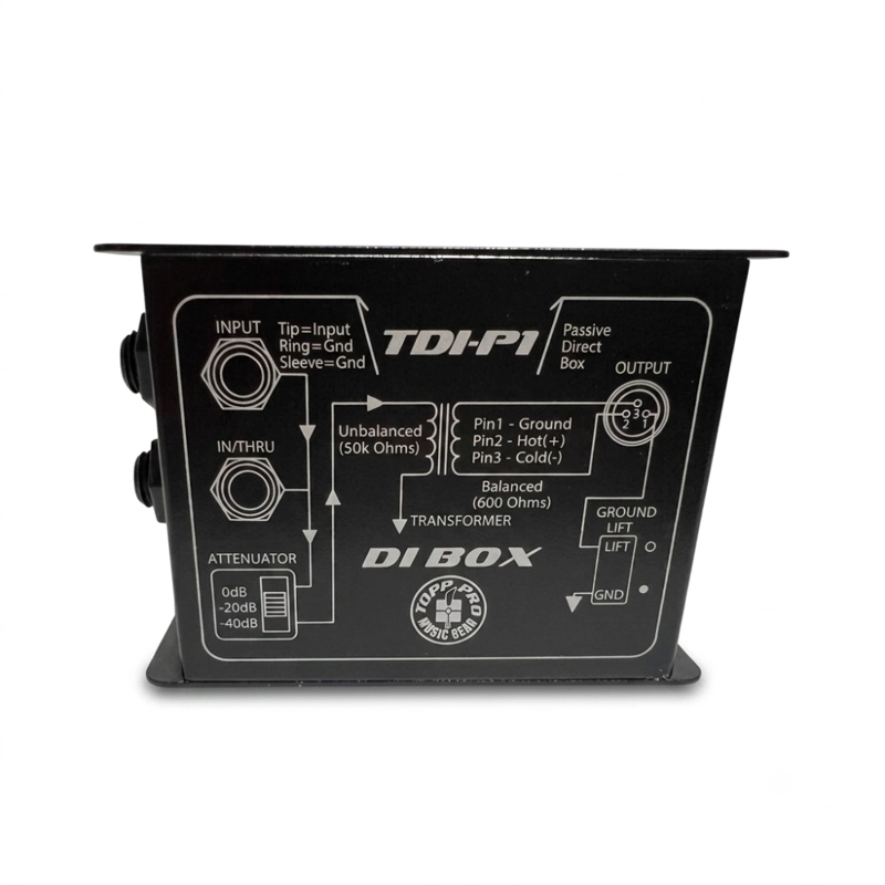 CAJA DIRECTA PASIVA TOPP PRO TDI-P1 ATENUADOR AJUSTABLE - 1