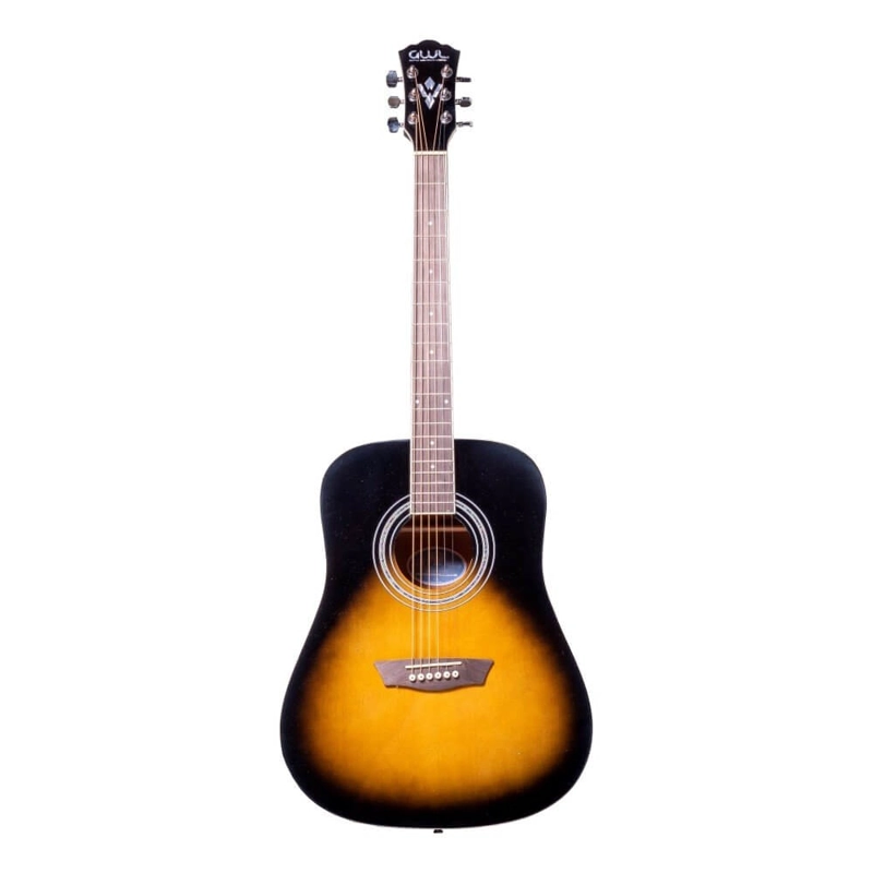 GUITARRA ACUSTICA PACK GEORGE WASHBURN LIMITED GWL DREADNOUGHT FULL - 2