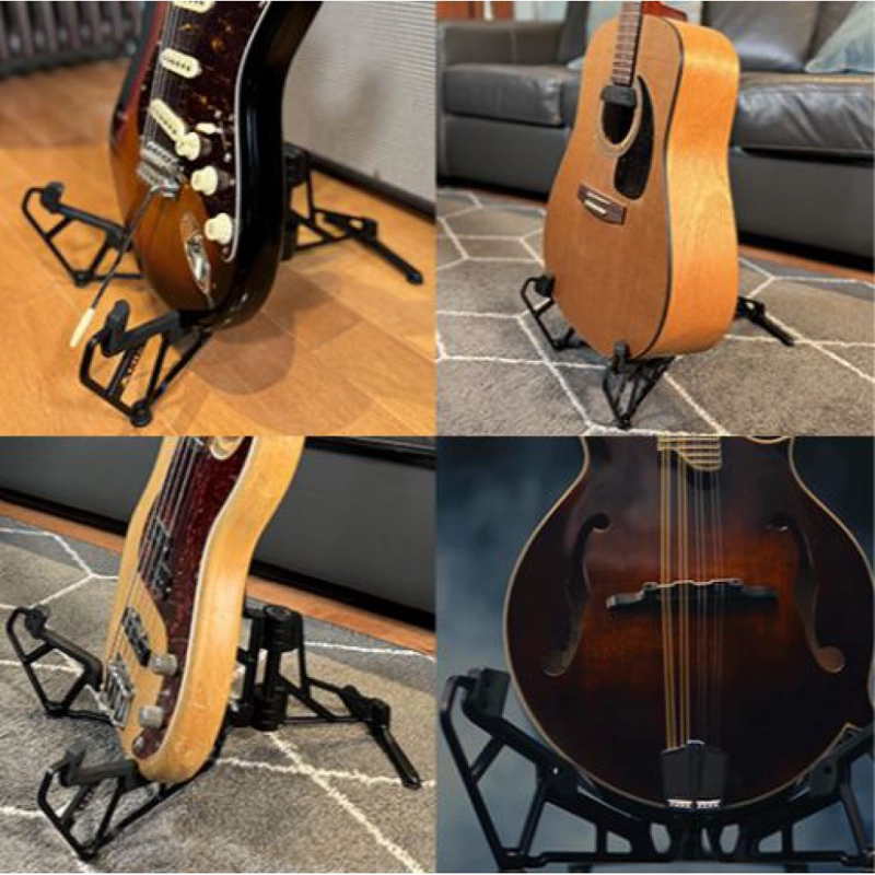 SOPORTE ATRIL DE GUITARRA XVIVE G1 BUTTERFLY PLEGABLE DE ALUMINIO - 4