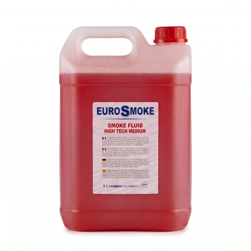 LIQUIDO PARA MAQUINA DE HUMO EUROSMOKE HIGH TECH MEDIO 5L DENSO - 2