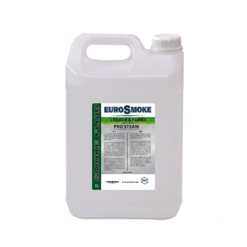 LIQUIDO PARA MAQUINA DE HUMO EUROSMOKE STEAM 5L DISIPACION RAPIDA EFECTO (VAPOR) - 1