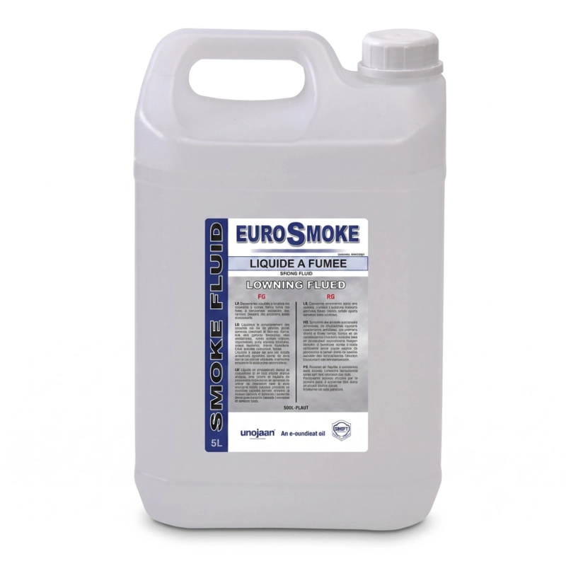 LIQUIDO PARA MAQUINA DE HUMO BAJO EUROSMOKE LOW FOG 5L DENSO - 1