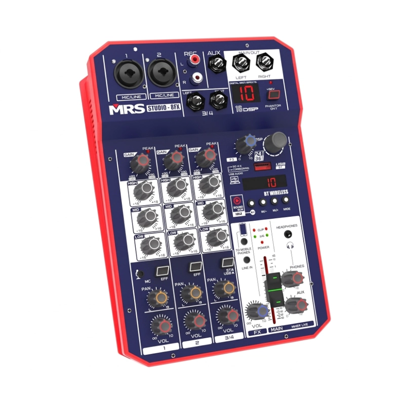 MEZCLADOR DE ESTUDIO INALAMBRICO MRS STUDIO 8FX - 1