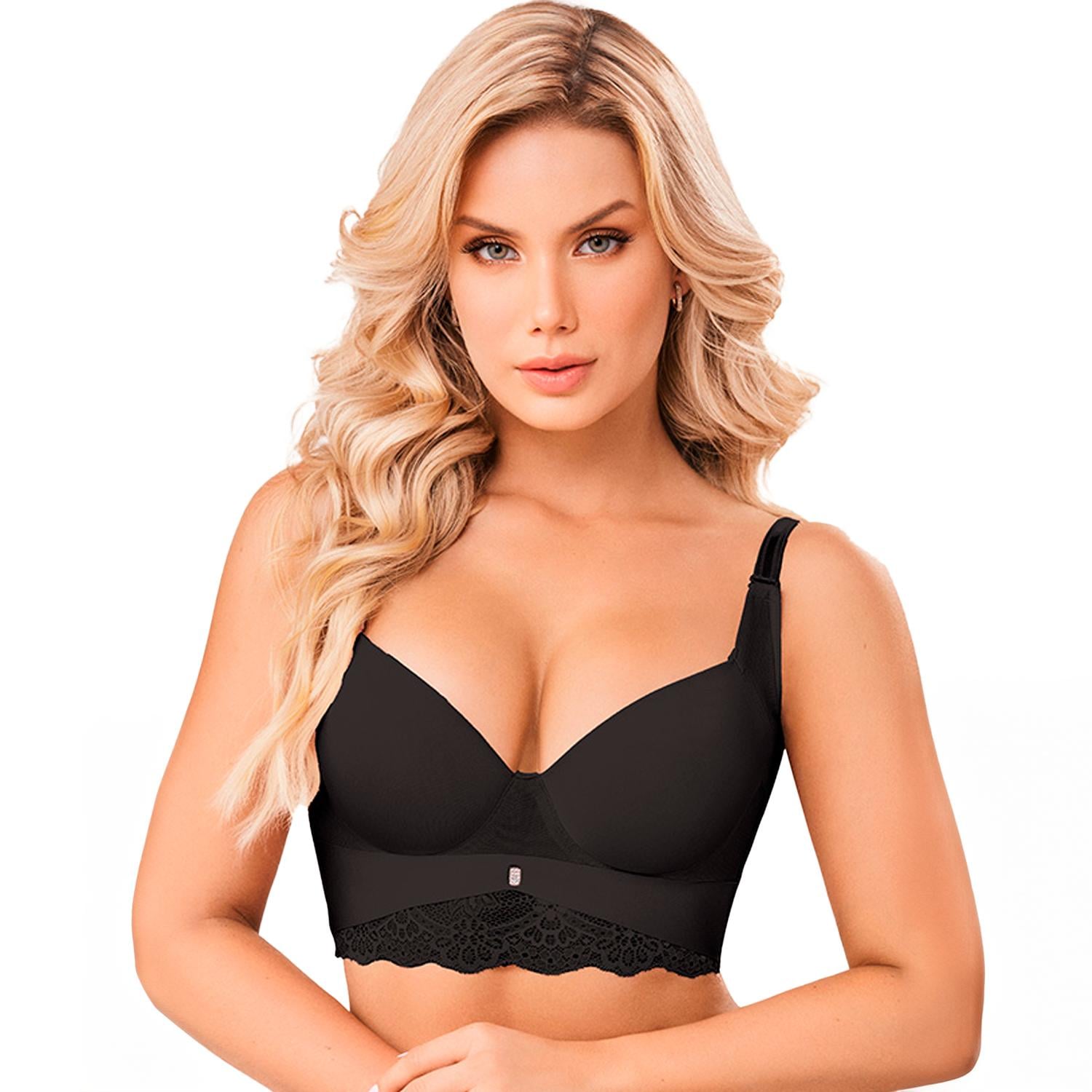 SOSTÉN MUJER CAROL 10006NEGRO36 AMA ESPALDA TIPO CHALECO REFUERZO BAJO EL BRAZO NEGRO NEGRO 36C - 1