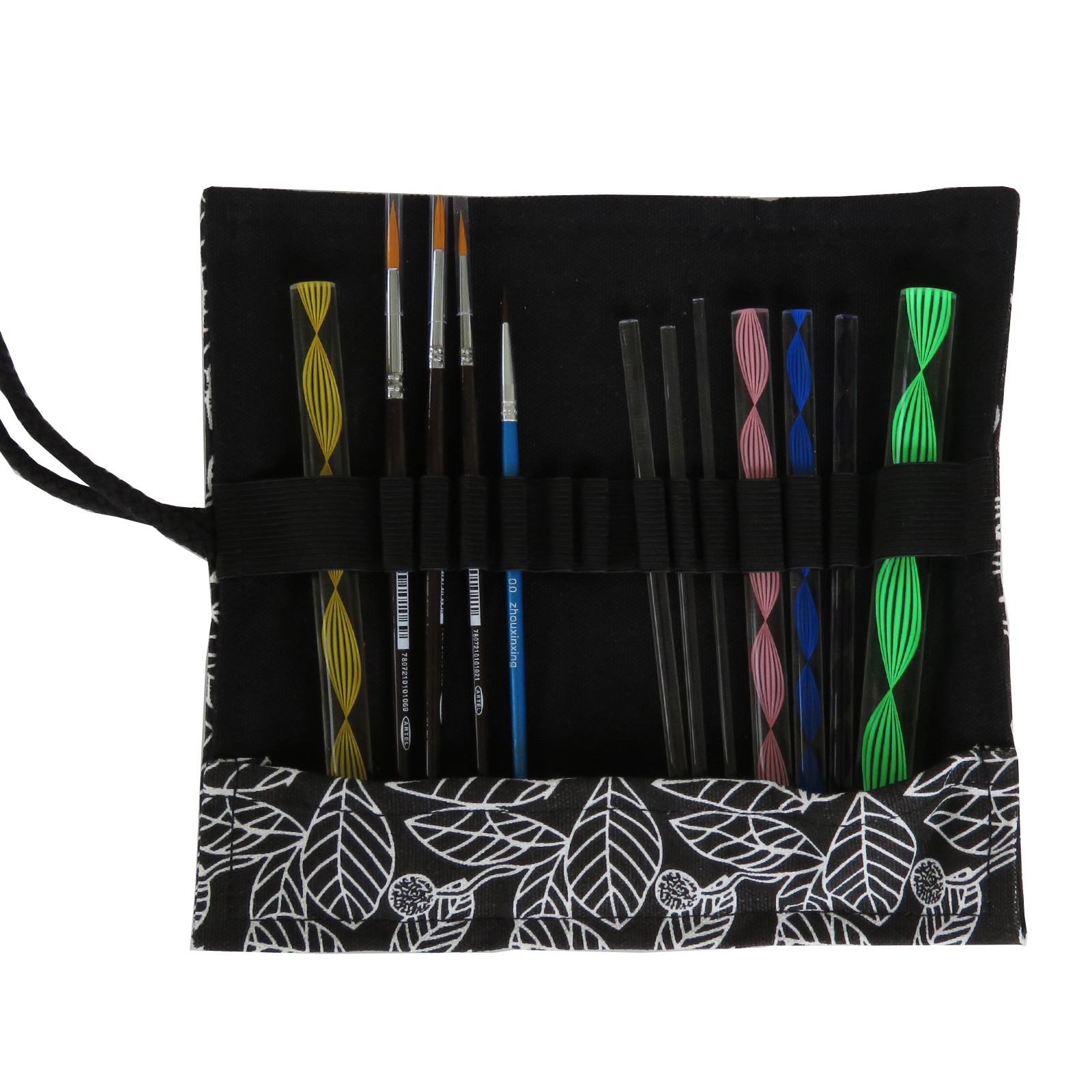 ESTUCHE ROLLO, PINCELES Y PUNTILLISMO ACRILICO - 1